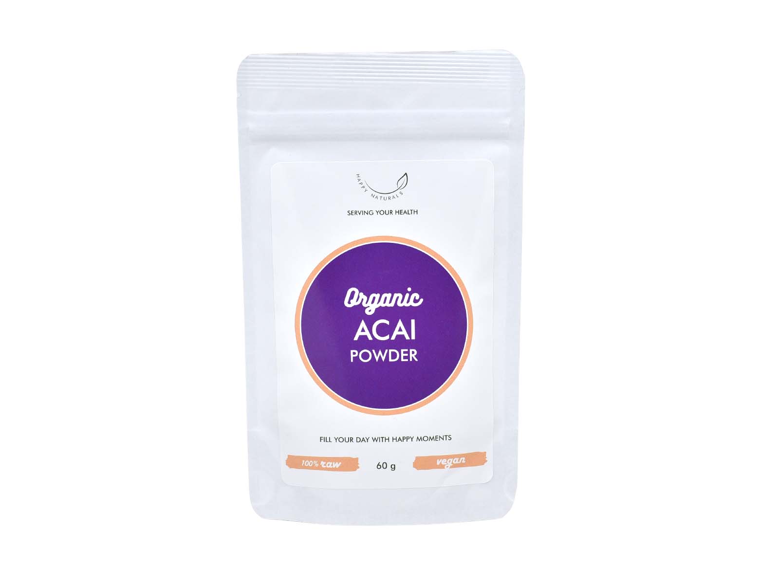 BIO HAPPY NATURALS ORGANIC ACAI POR 60G