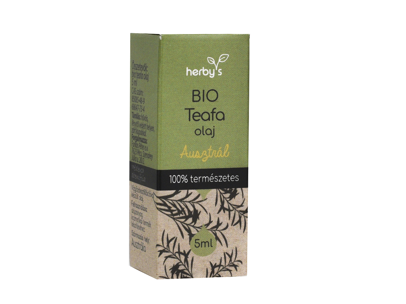 BIO HERBYS AUSZTRÁL TEAFA OLAJ 5ML