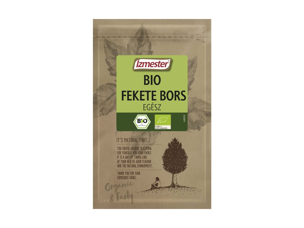 BIO ÍZMESTER FEKETE BORS EGÉSZ 20G