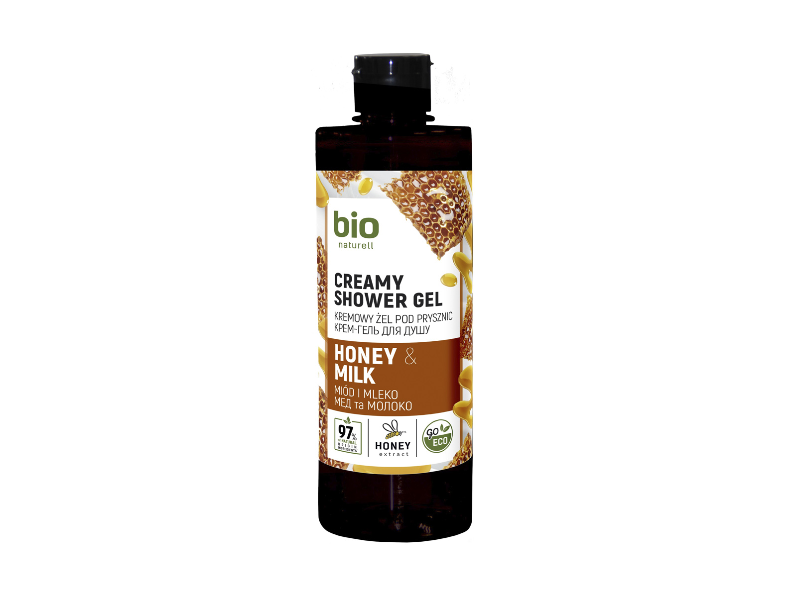 BIO NATURELL KRÉMTUSFÜRDŐ MÉZ ÉS TEJ ILLATÚ 473ML