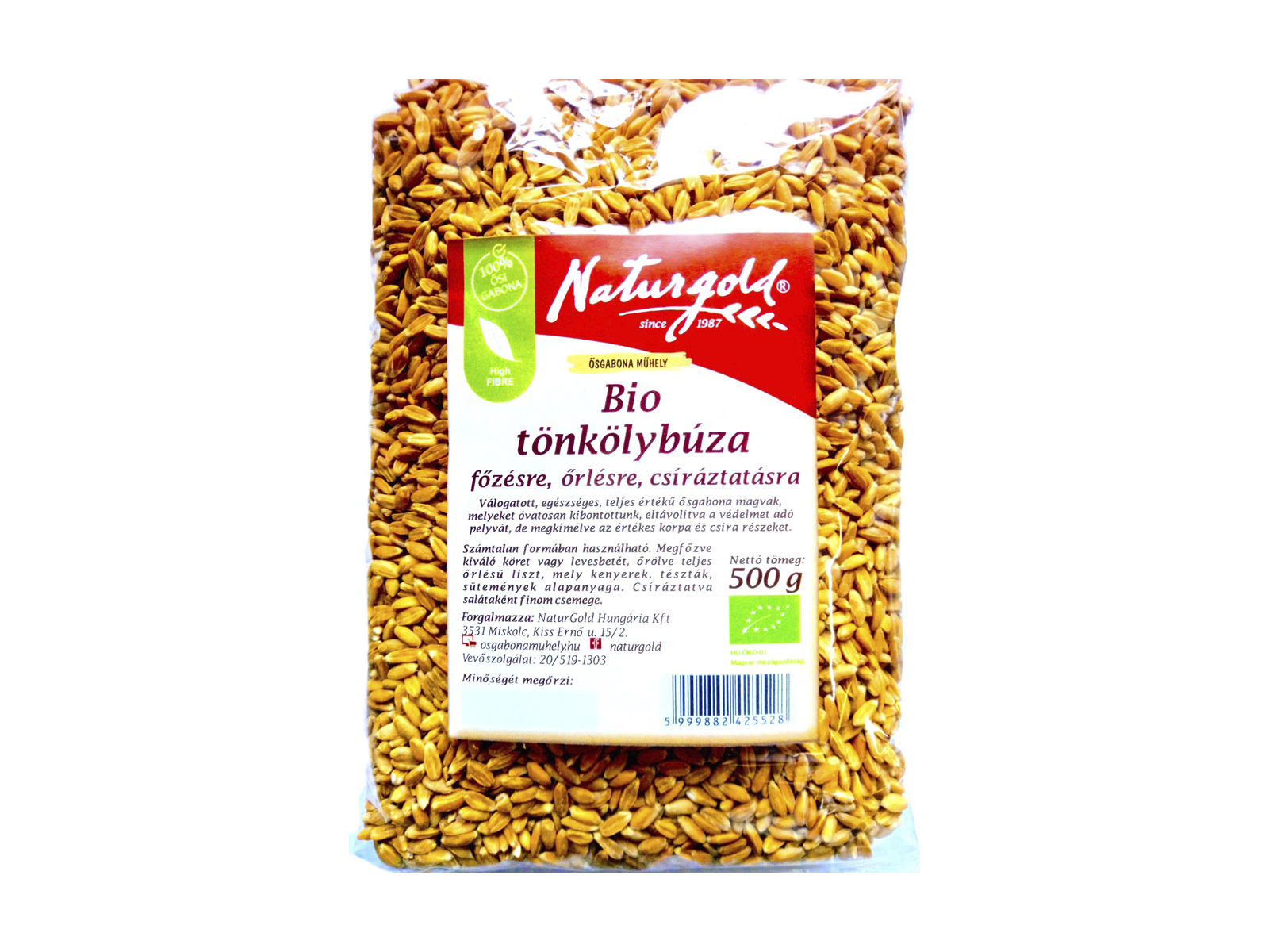 BIO NATURGOLD ÉTKEZÉSI TÖNKÖLYBÚZA 500G
