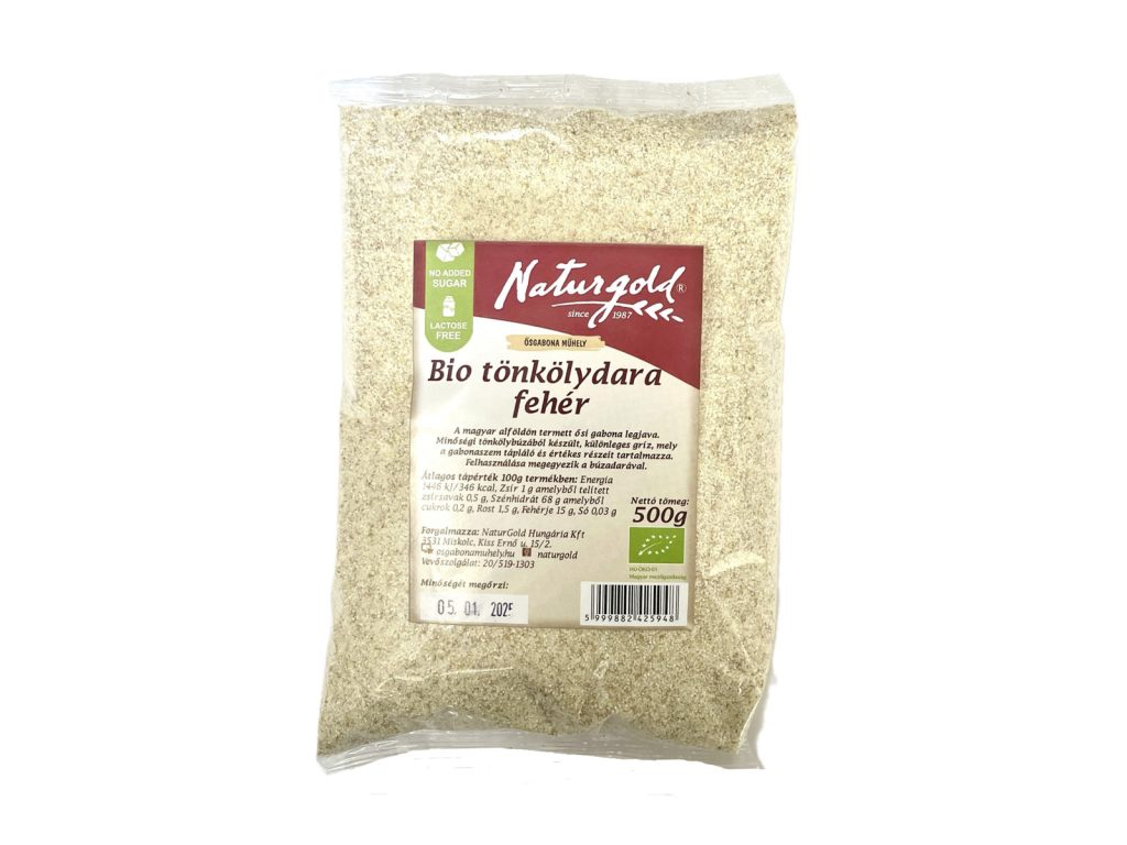 BIO NATURGOLD FEHÉR TÖNKÖLYDARA FINOMŐRLÉSŰ 500G