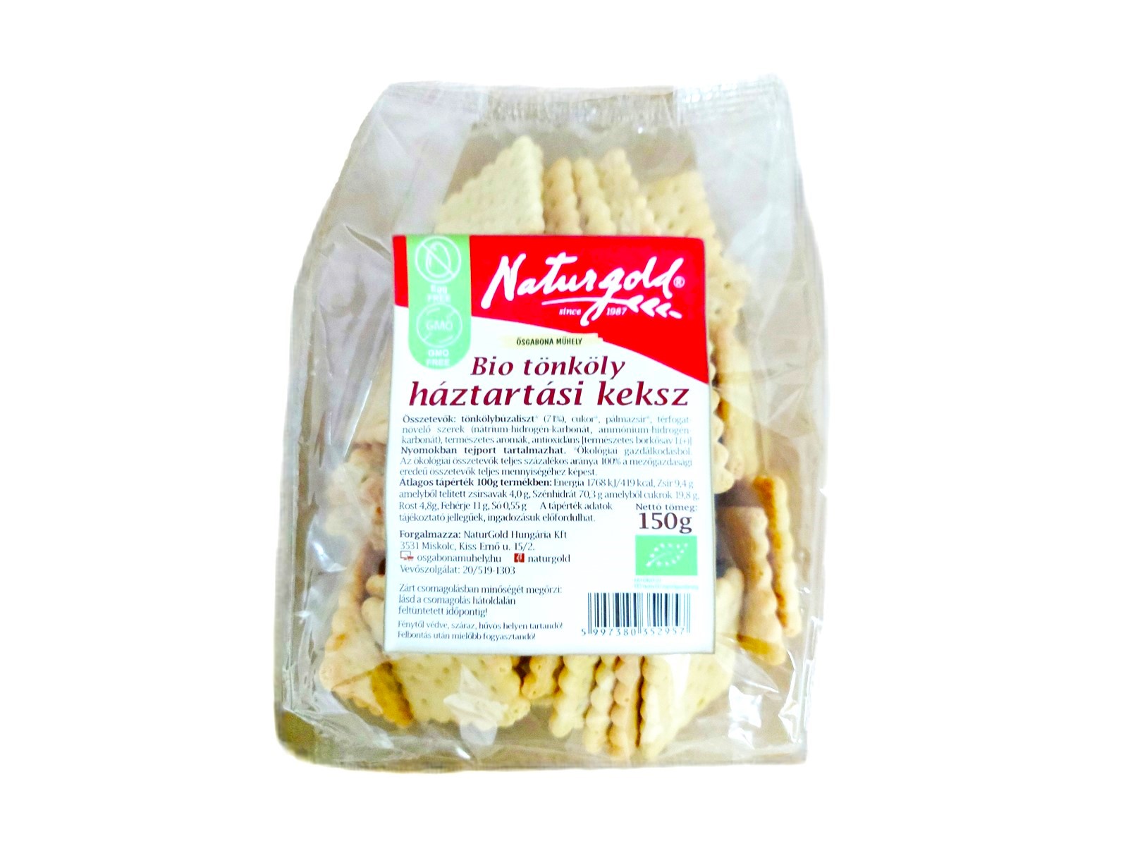 BIO NATURGOLD TÖNKÖLY HÁZTARTÁSI KEKSZ 150G
