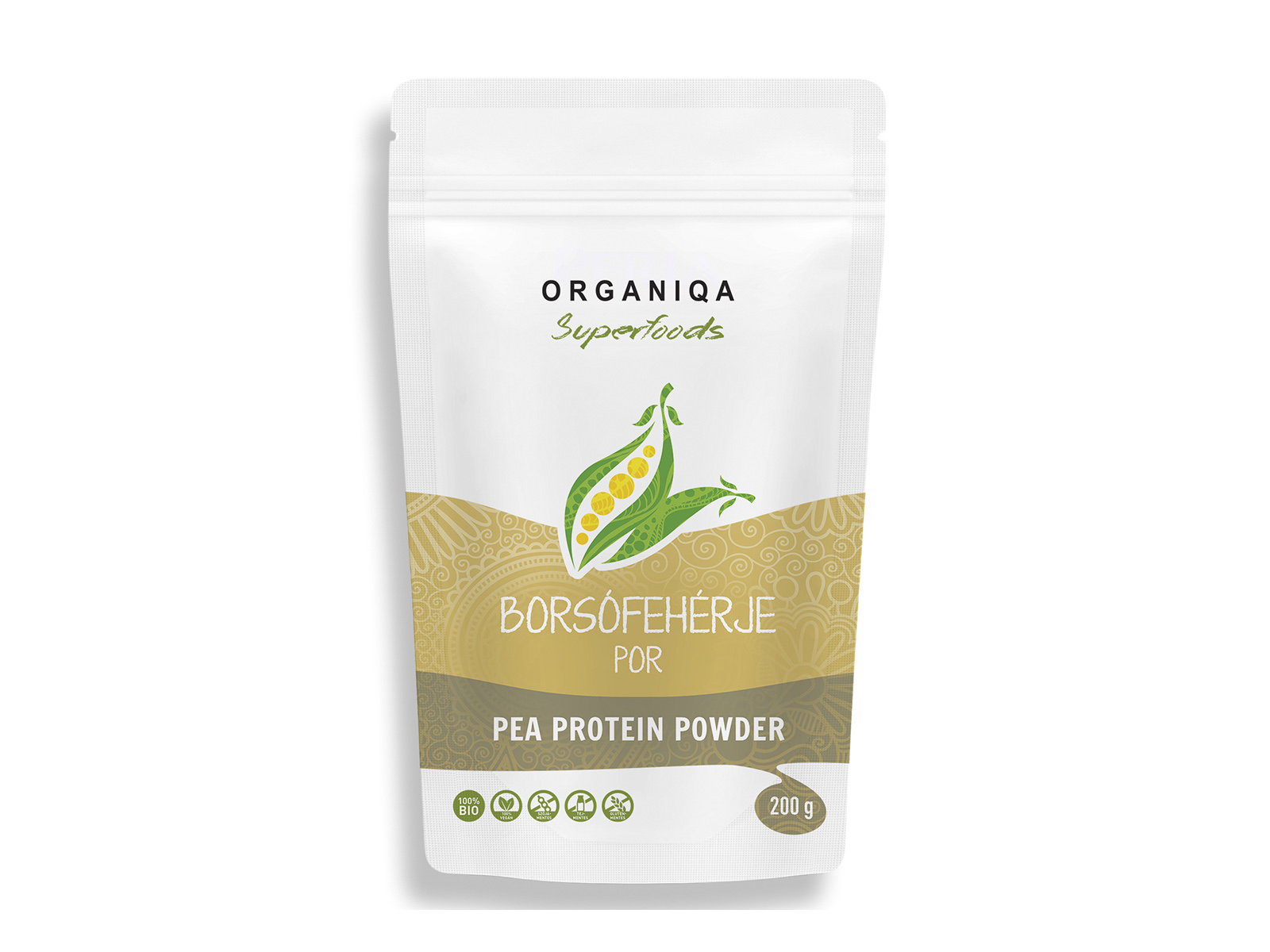 BIO ORGANIQA NATÚR BORSÓFEHÉRJE POR 200G