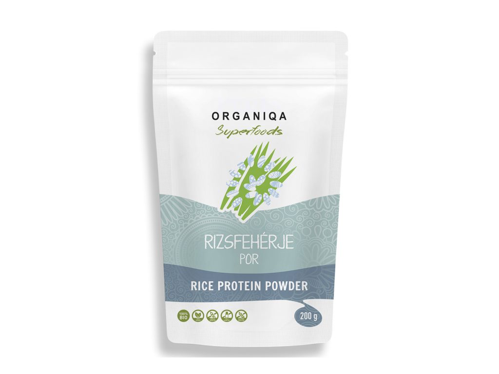 BIO ORGANIQA NATÚR RIZSFEHÉRJE POR 200G