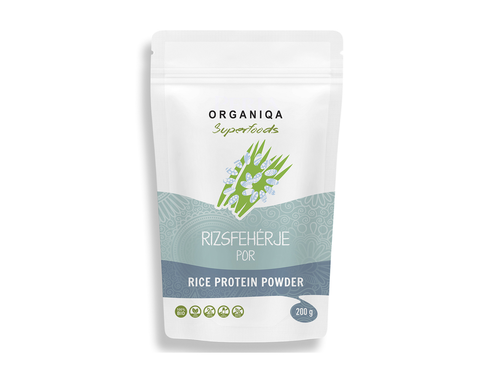 BIO ORGANIQA NATÚR RIZSFEHÉRJE POR 200G