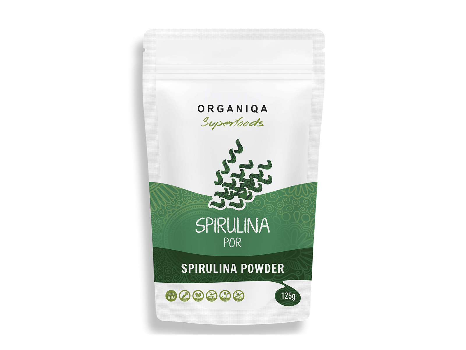BIO ORGANIQA SPIRULINA POR 100% 125G
