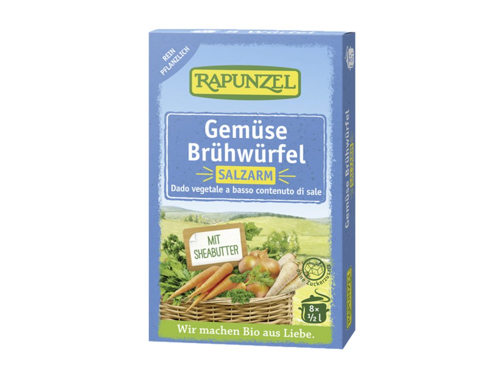 BIO RAPUNZEL ZÖLDSÉGLEVESKOCKA SÓSZEGÉNY 68G