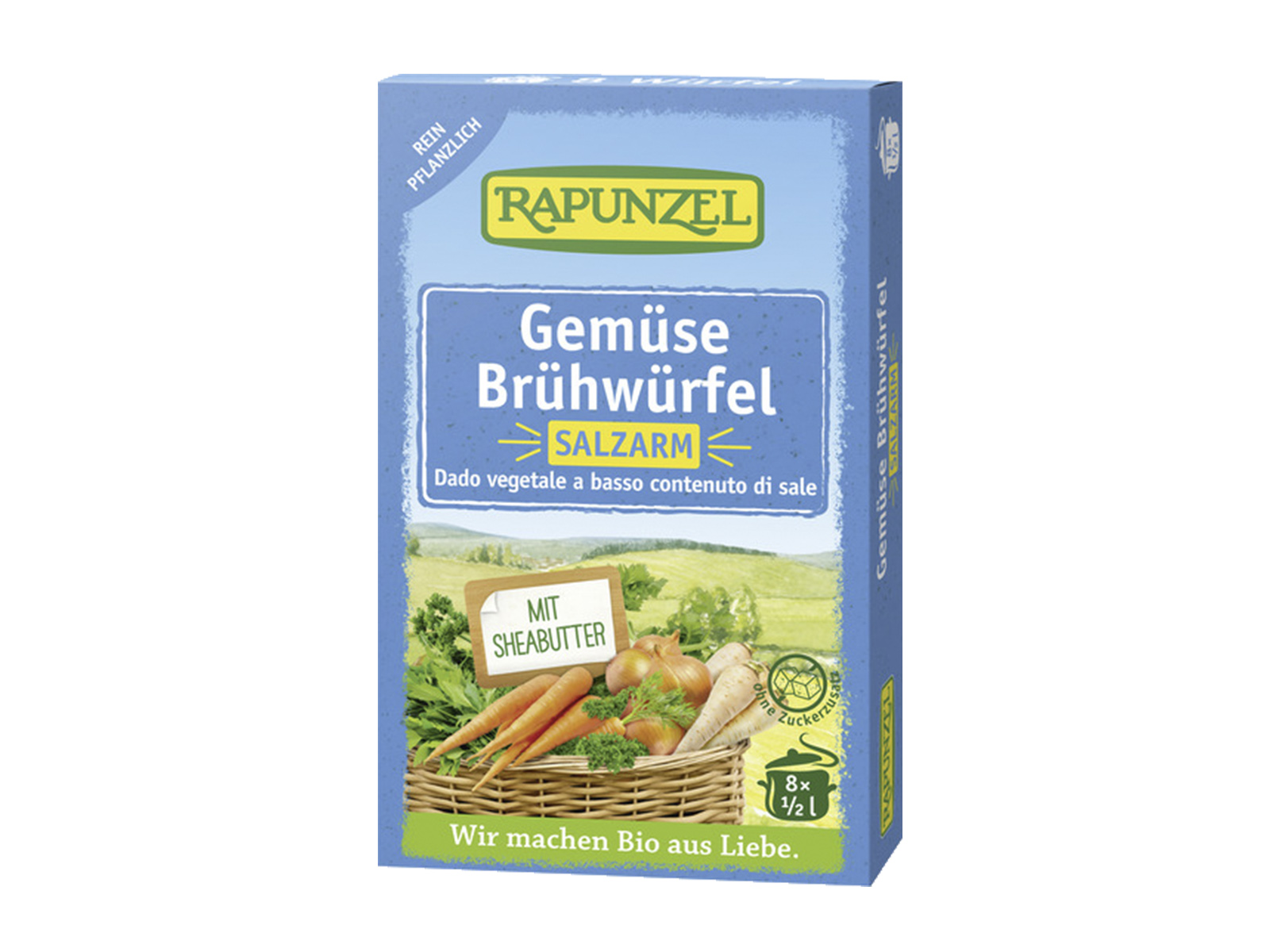 BIO RAPUNZEL ZÖLDSÉGLEVESKOCKA SÓSZEGÉNY 68G