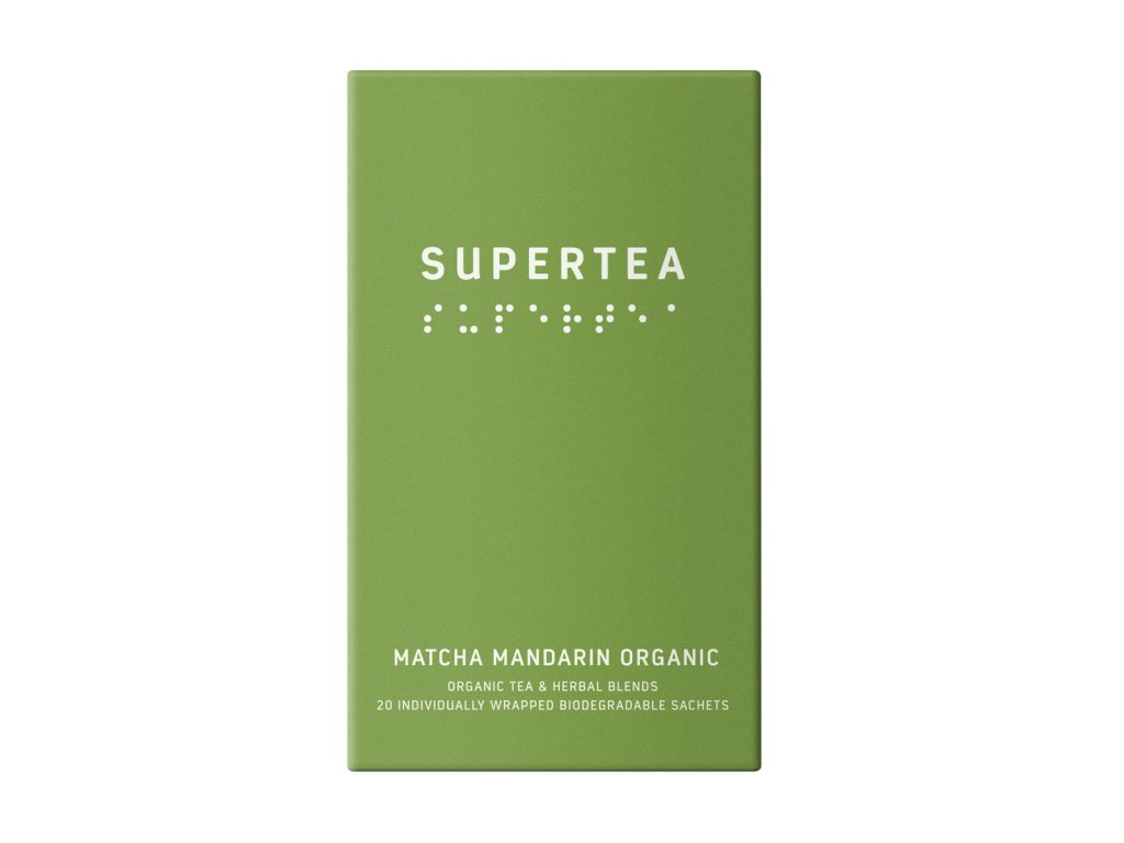 BIO SUPERTEA MATCHA TEA MANDARIN ÍZBEN FILTERES 20DB