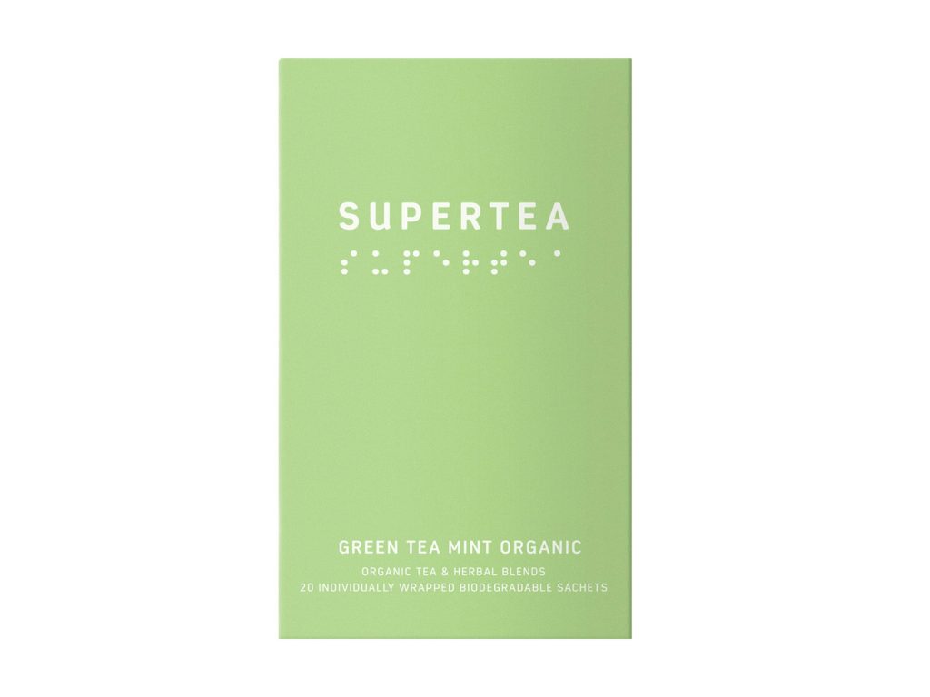 BIO SUPERTEA ZÖLD TEA MENTA ÍZBEN FILTERES 20DB