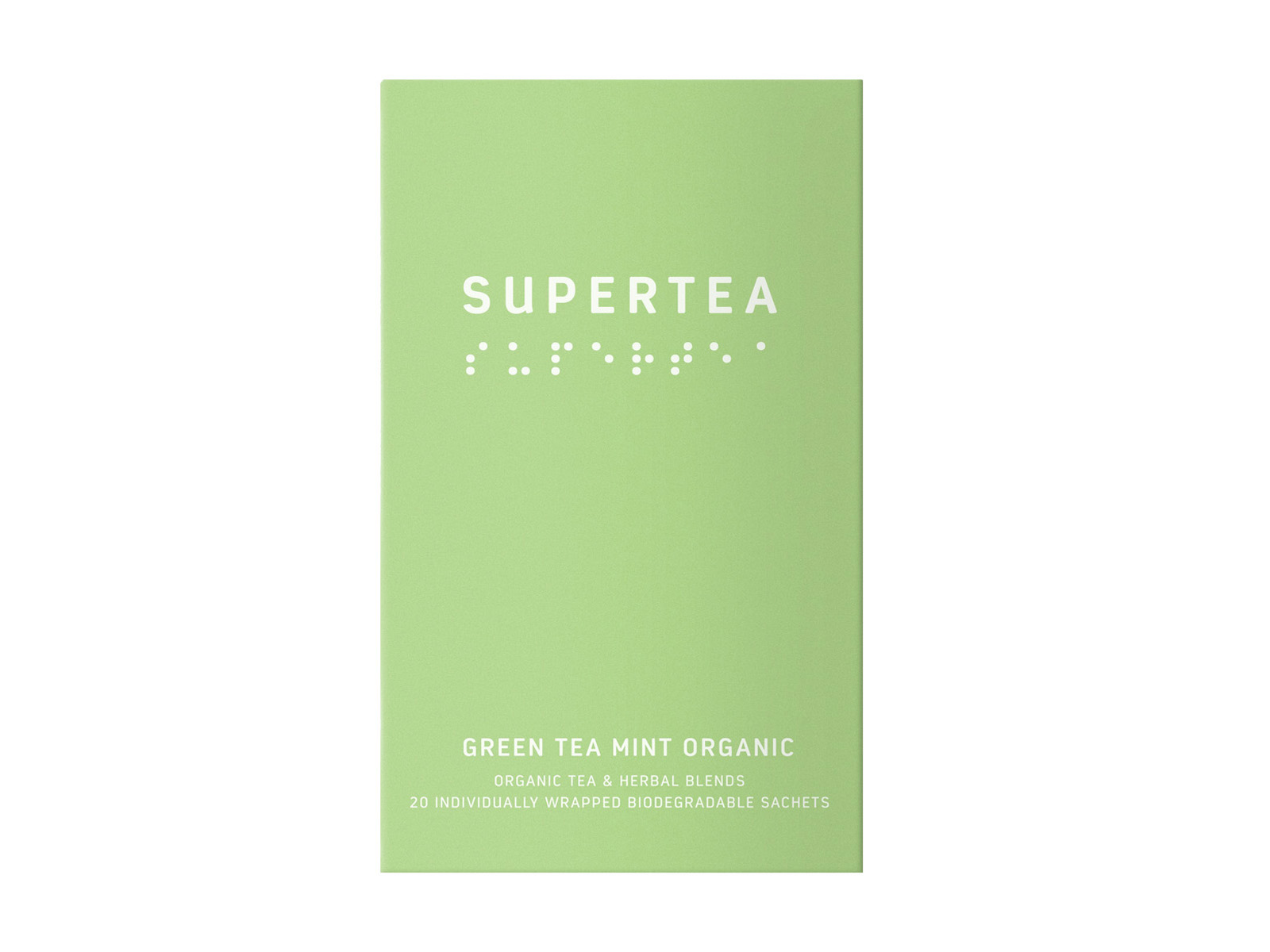 BIO SUPERTEA ZÖLD TEA MENTA ÍZBEN FILTERES 20DB