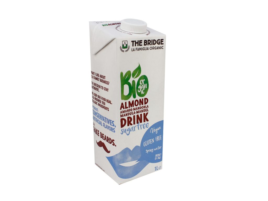 BIO THE BRIDGE MANDULAITAL CUKORMENTES 1000ML