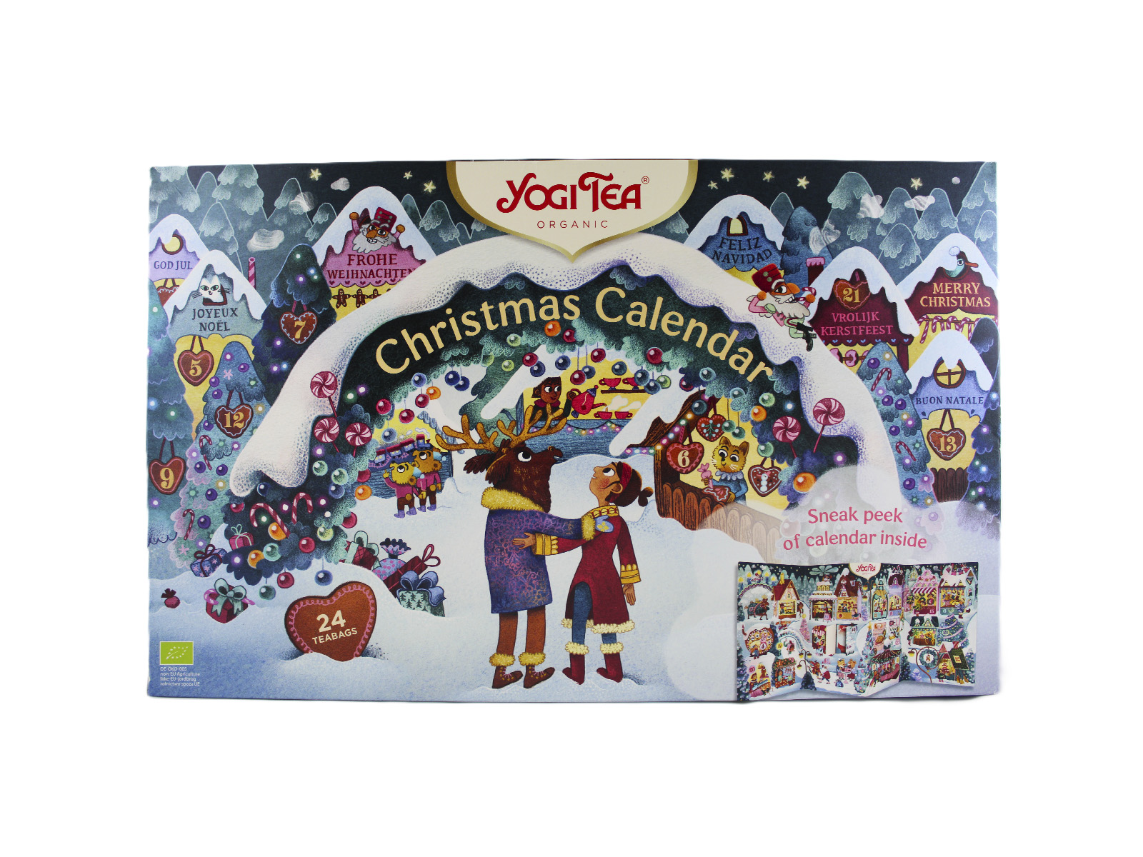 BIO YOGI TEA ADVENTI NAPTÁR TEAVÁLOGATÁS FILTERES 24DB