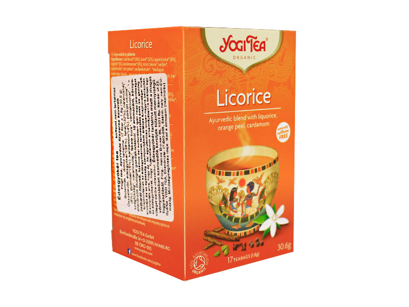 BIO YOGI TEA ÉDESGYÖKÉR 17DB