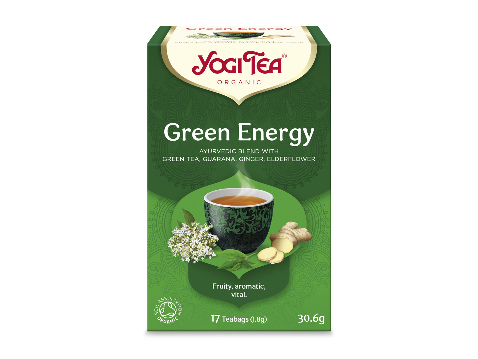 BIO YOGI TEA ENERGIZÁLÓ ZÖLD TEA 17DB