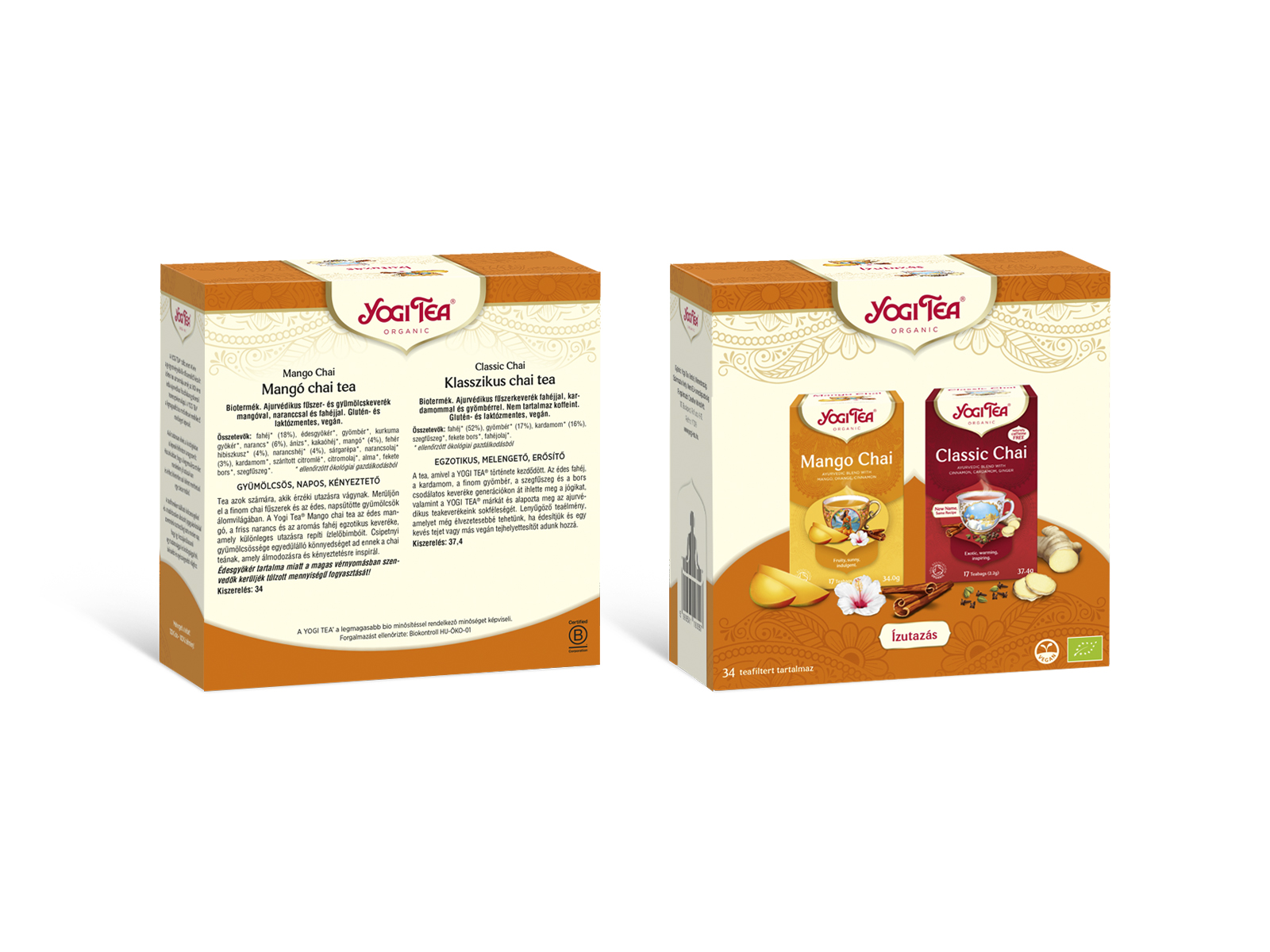 BIO YOGI TEA ÍZUTAZÁS SZETT 34DB