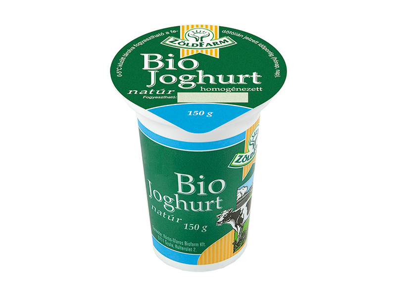 BIO ZÖLDFARM JOGHURT NATÚR 150G [H]