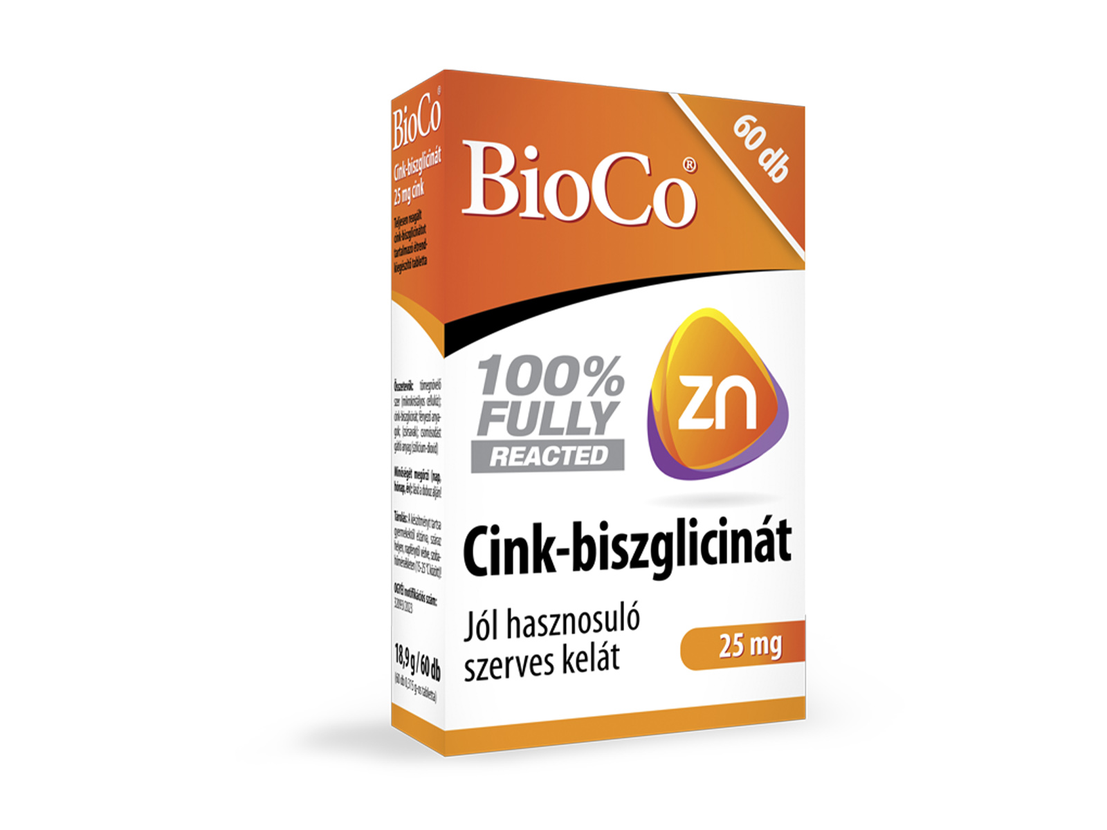 BIOCO CINK-BISZGLICINÁT 25MG 60DB