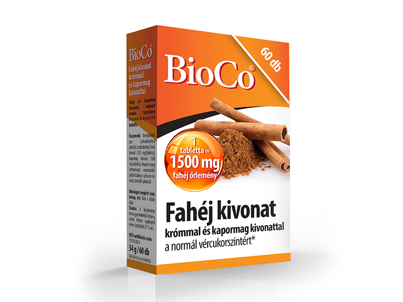 BIOCO FAHÉJ KIVONAT TABLETTA 60DB