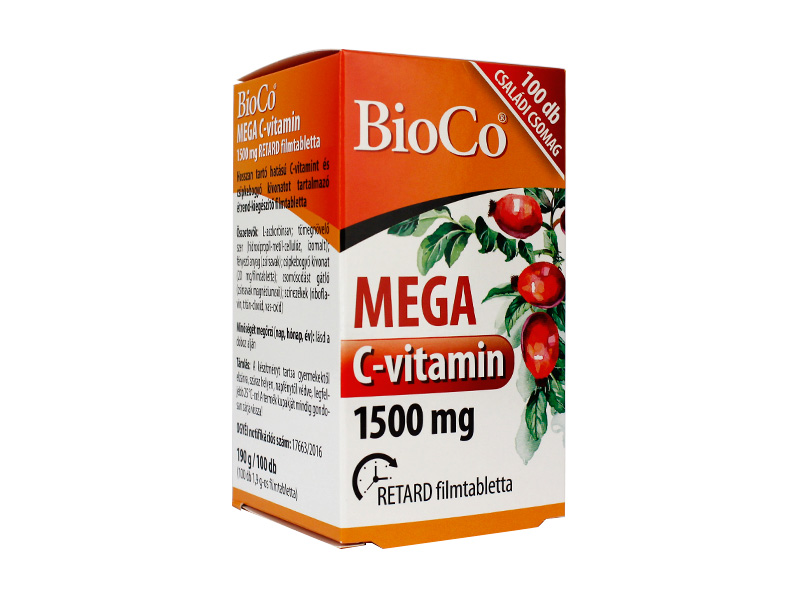 BIOCO MEGA C-VITAMIN 1500MG 100DB