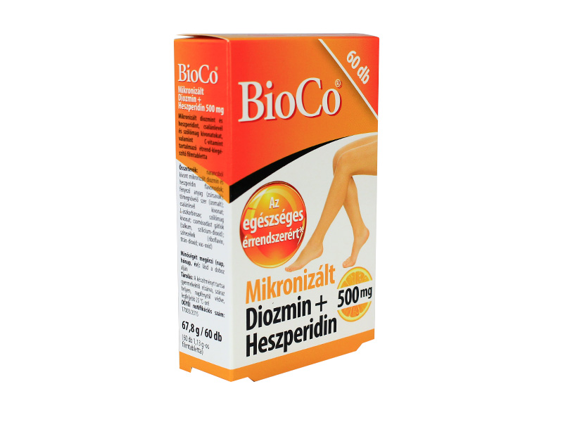 BIOCO MIKRONIZÁLT DIOZMIN+HESZPERIDIN 500MG 60DB