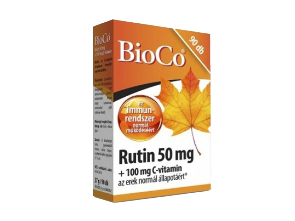 BIOCO RUTIN 50MG + 100MG C-VITAMIN TABLETTA 90DB