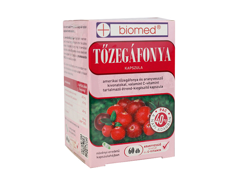 BIOMED TŐZEGÁFONYA KAPSZULA 60DB