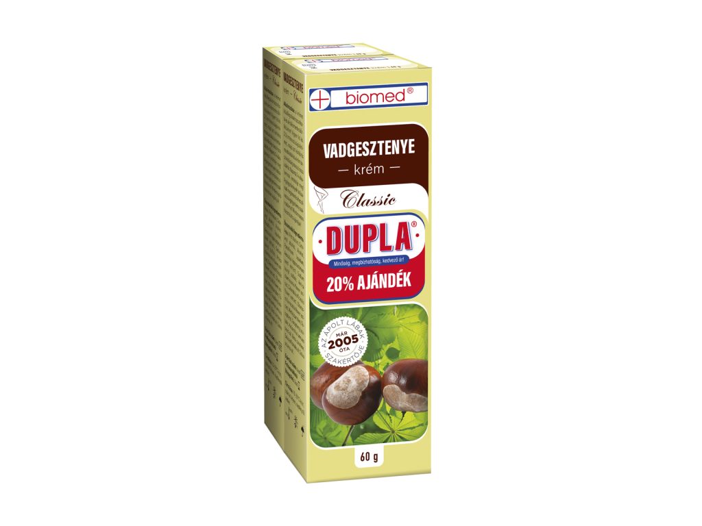 BIOMED VADGESZTENYE KRÉM DUPLA  2X60G
