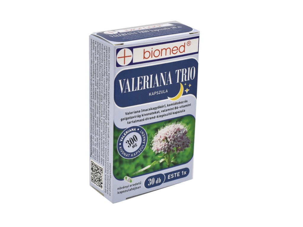BIOMED VALERIANA TRIO KAPSZULA 30DB