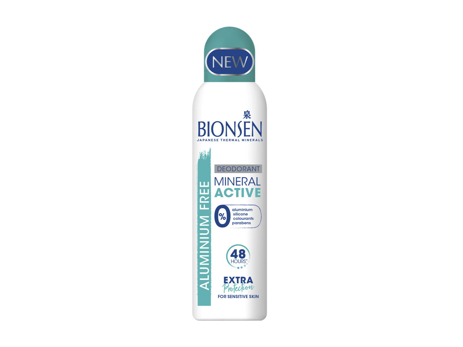 BIONSEN DEODORANT MINERAL ACTIVE ALUMINIUM MENTES 150ML