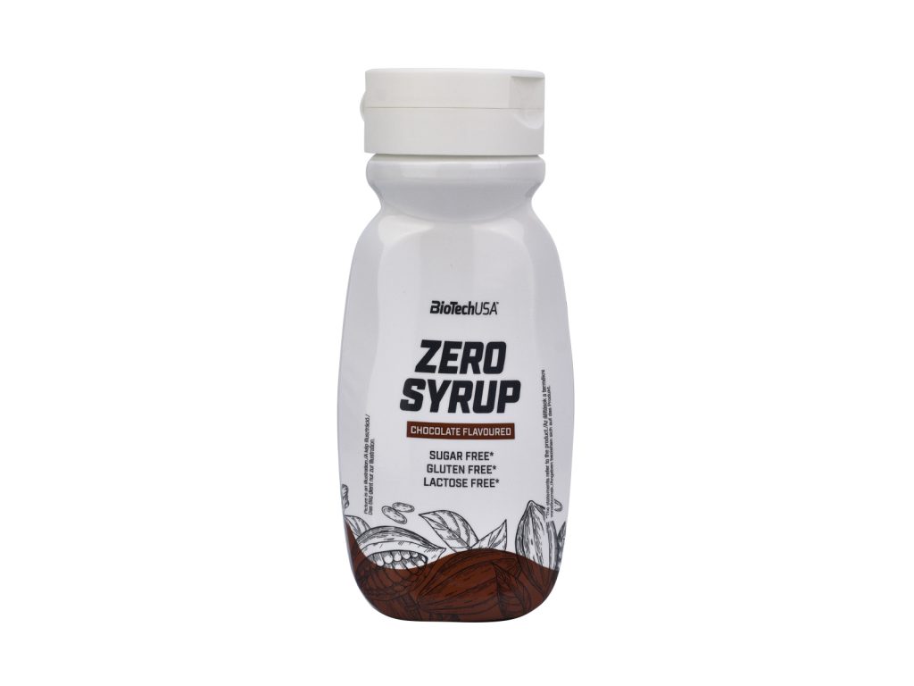 BIOTECHUSA LAKTÓZMENTES ZERO SYRUP CSOKOLÁDÉ 320ML