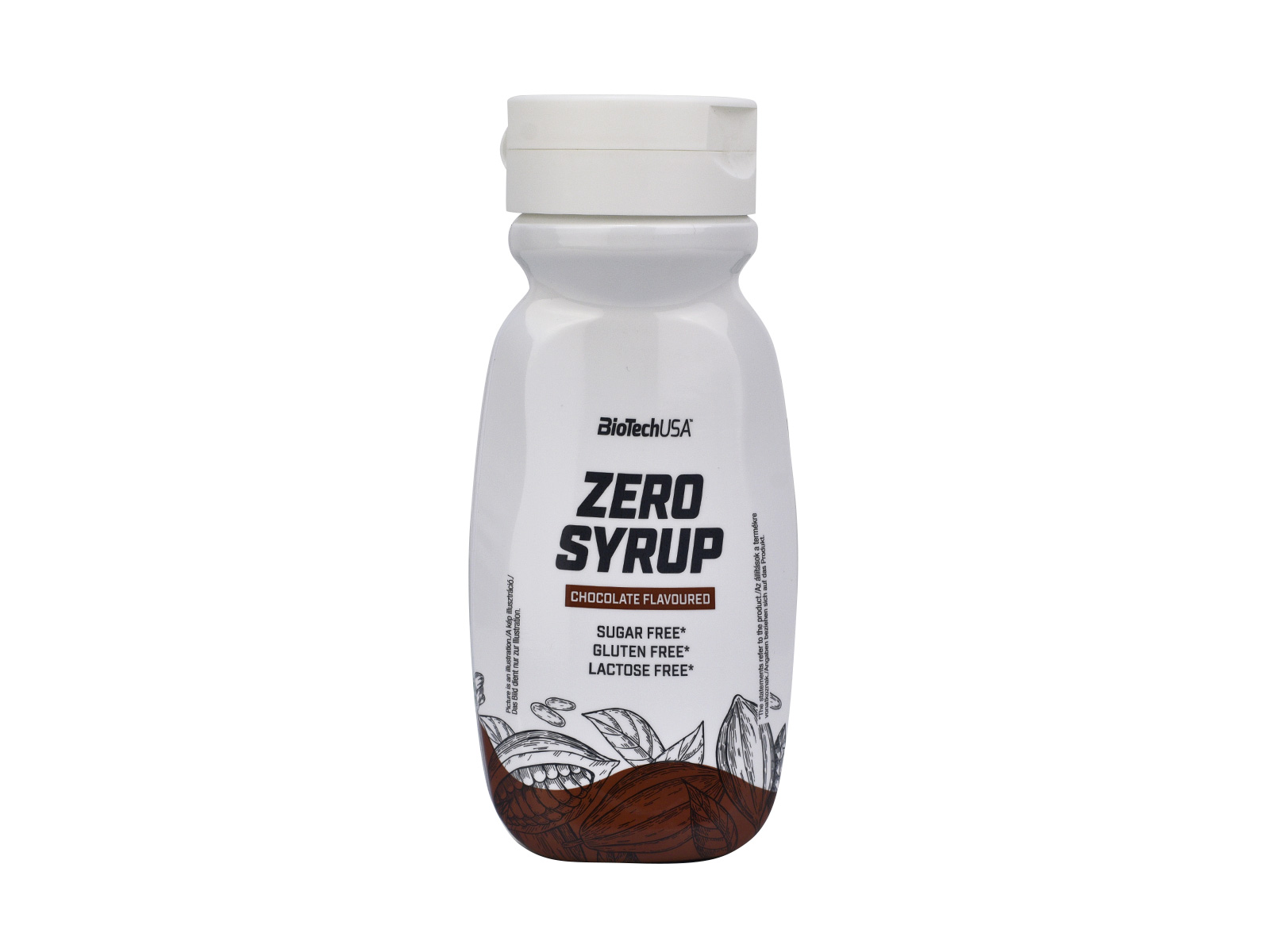 BIOTECHUSA LAKTÓZMENTES ZERO SYRUP CSOKOLÁDÉ 320ML