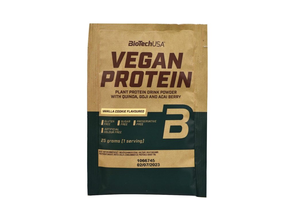 BIOTECHUSA VEGAN PROTEIN VANÍLIÁS SÜTEMÉNY ÍZŰ 25G