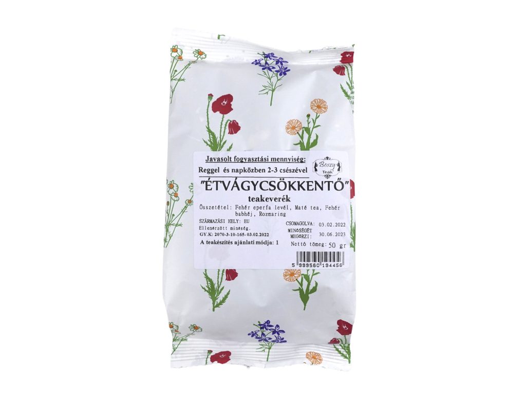 BOSZY TEA ÉTVÁGYCSÖKKENTŐ TEAKEVERÉK 50G