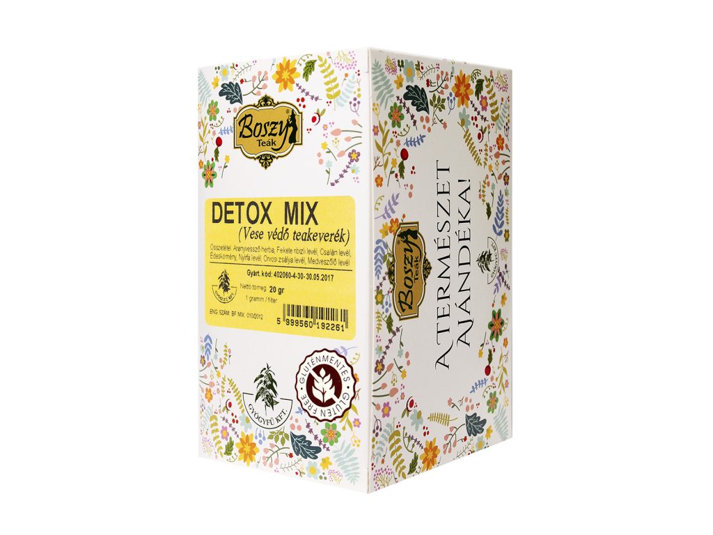 BOSZY DETOX MIX VESEVÉDŐ FILTERES TEAKEVERÉK 20DB