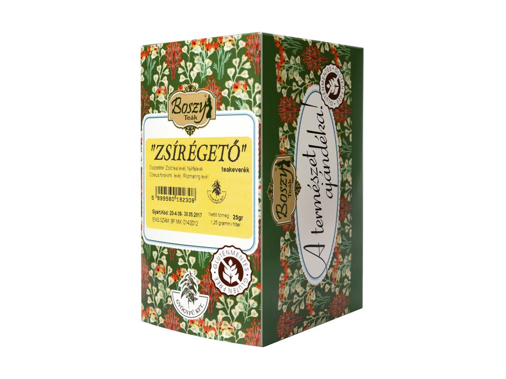 BOSZY TEAKEVERÉK ZSÍRÉGETŐ 20DB