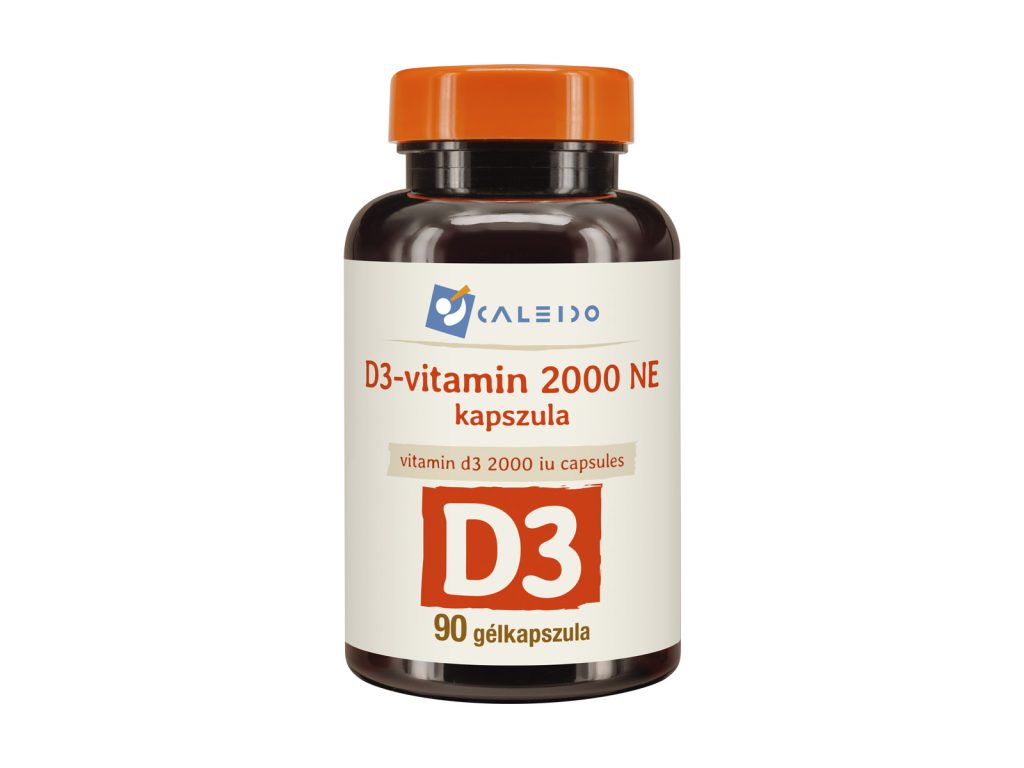 CALEIDO D3-VITAMIN 2000NE GÉLKAPSZULA 90DB