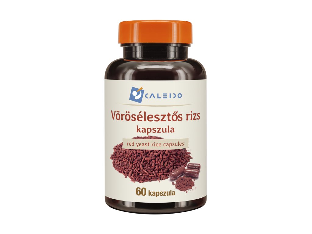CALEIDO VÖRÖSÉLESZTŐS RIZS KAPSZULA 60DB