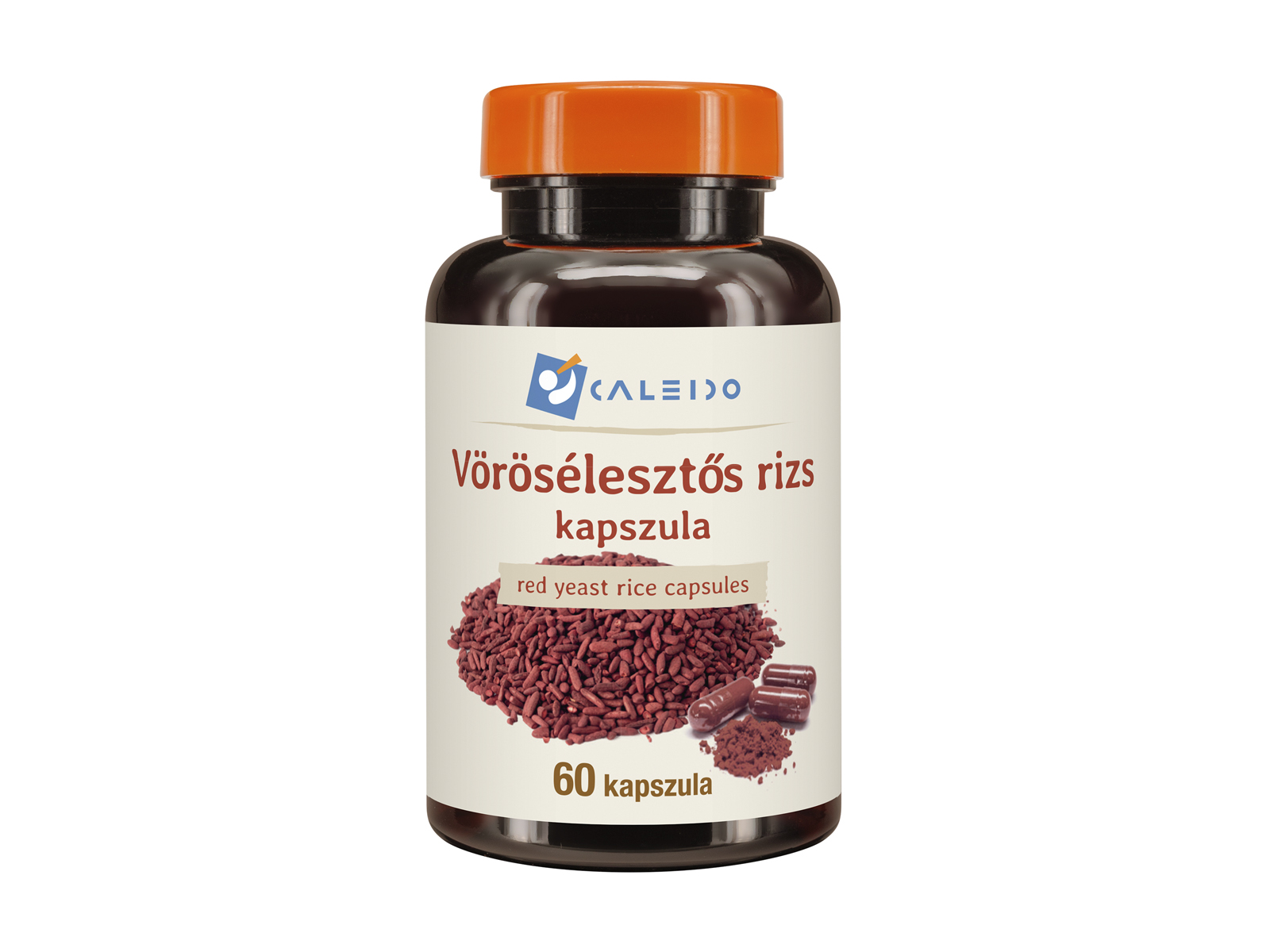 CALEIDO VÖRÖSÉLESZTŐS RIZS KAPSZULA 60DB