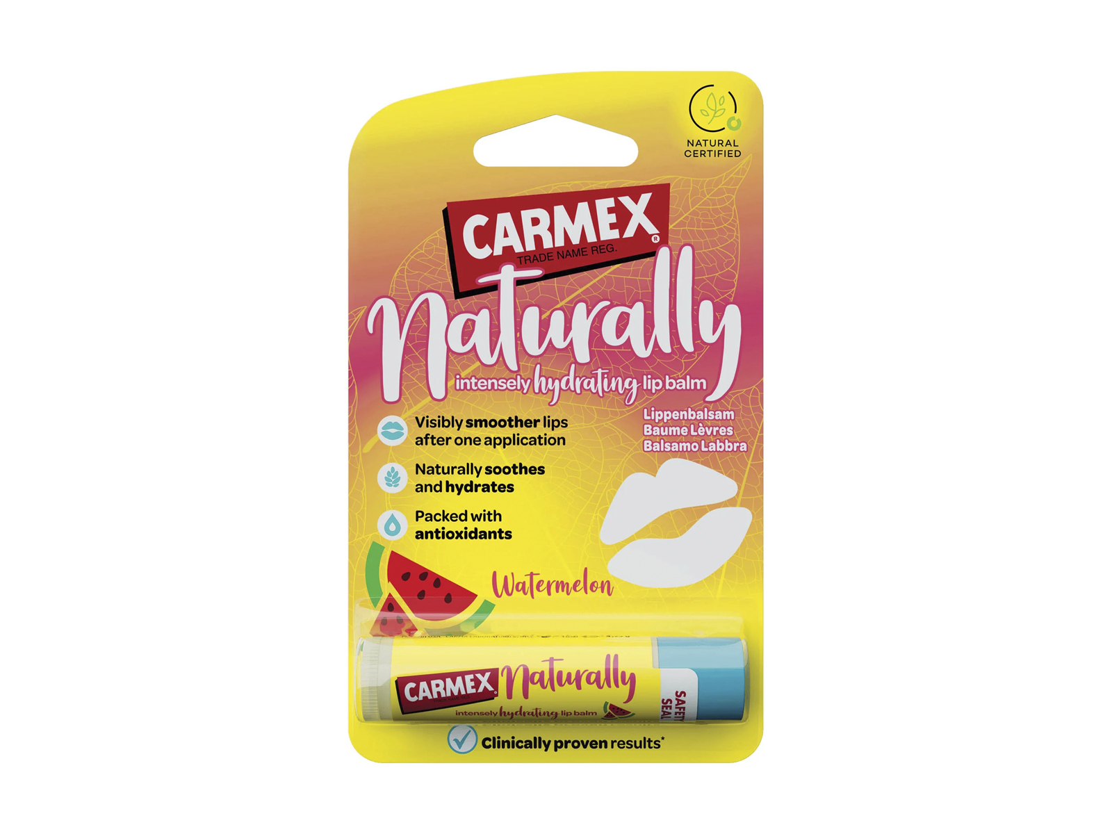 CARMEX NATURALLY AJAKÁPOLÓ STIFT DINNYÉS 4,25G