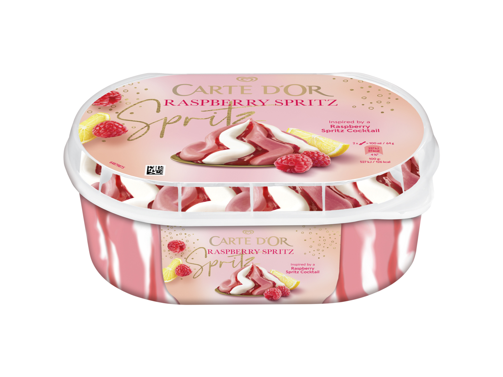 CARTE DOR VEGÁN JÉGKRÉM MÁLNA SPRITZ 825ML[F]