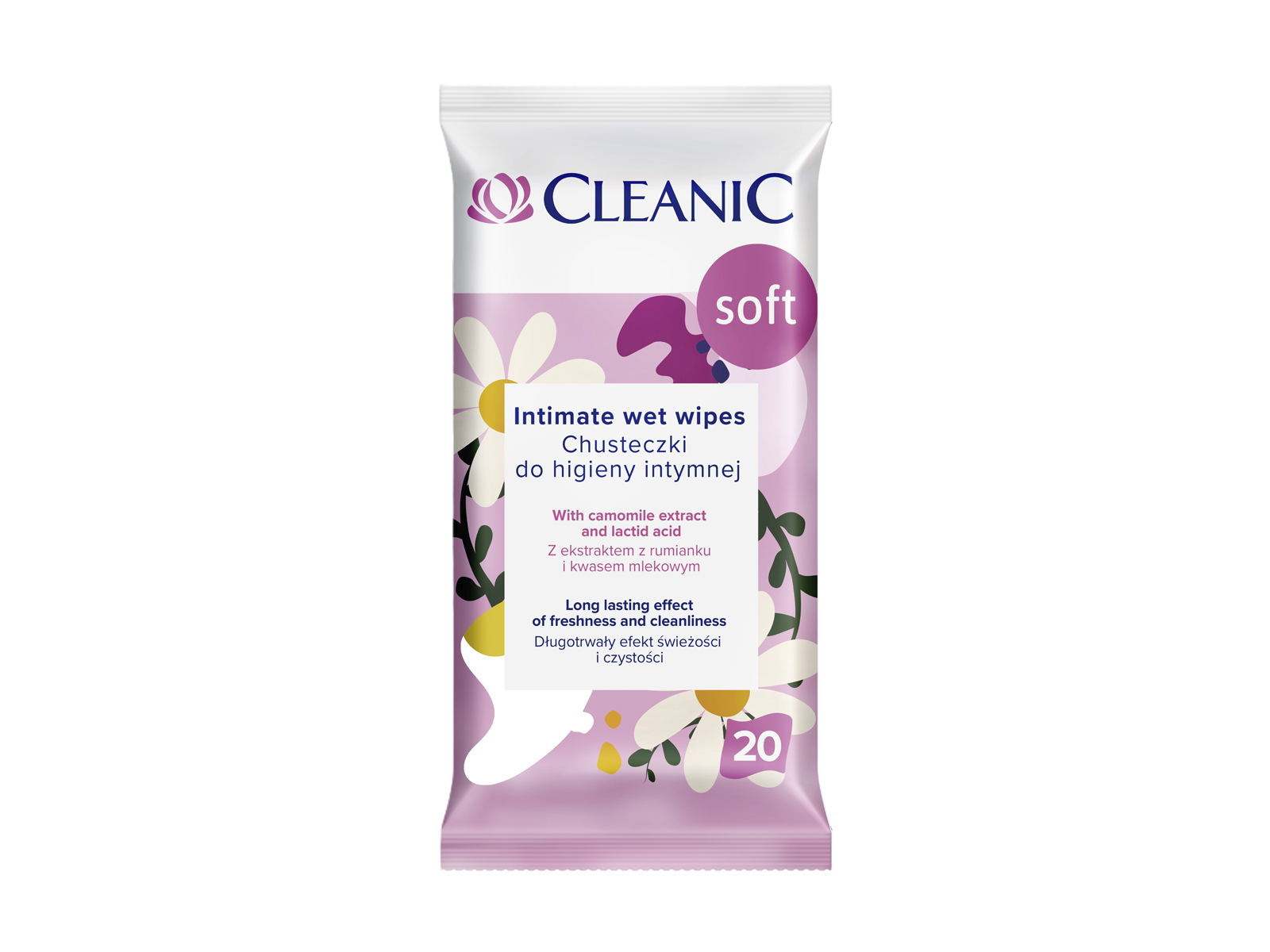 CLEANIC INTIM TÖRLŐKENDŐ - SOFT 20DB