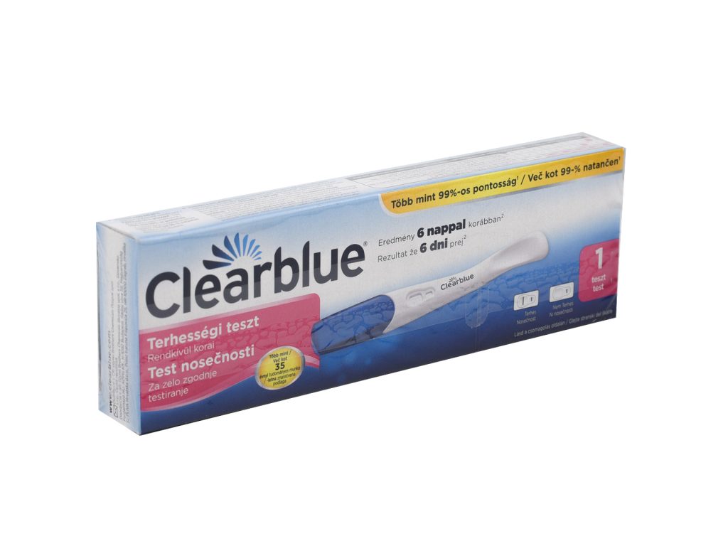 CLEARBLUE RENDKÍVÜL KORAI TERHESSÉGI TESZT 1DB
