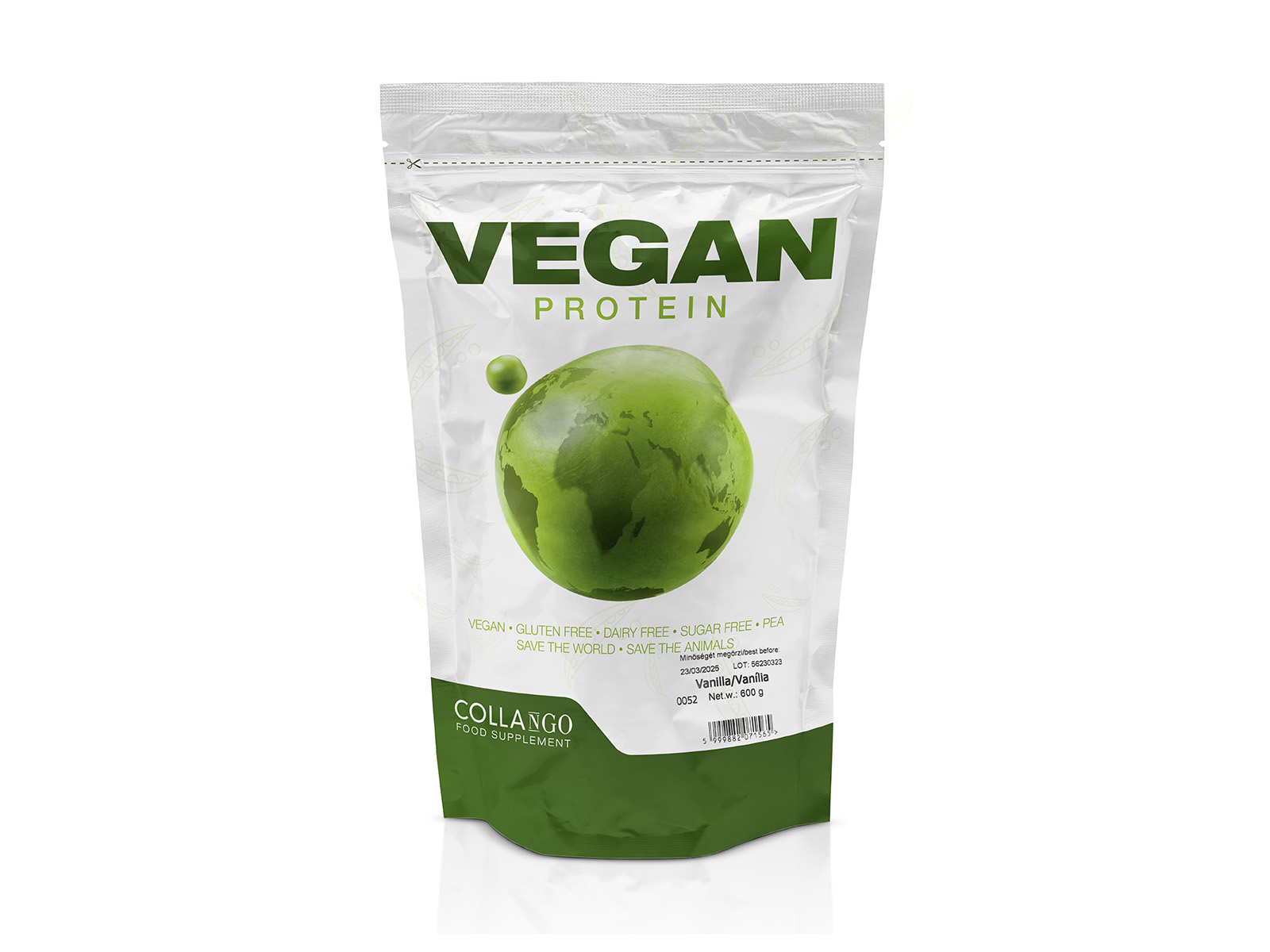 COLLANGO VEGAN PROTEIN POR VANÍLIA 600G