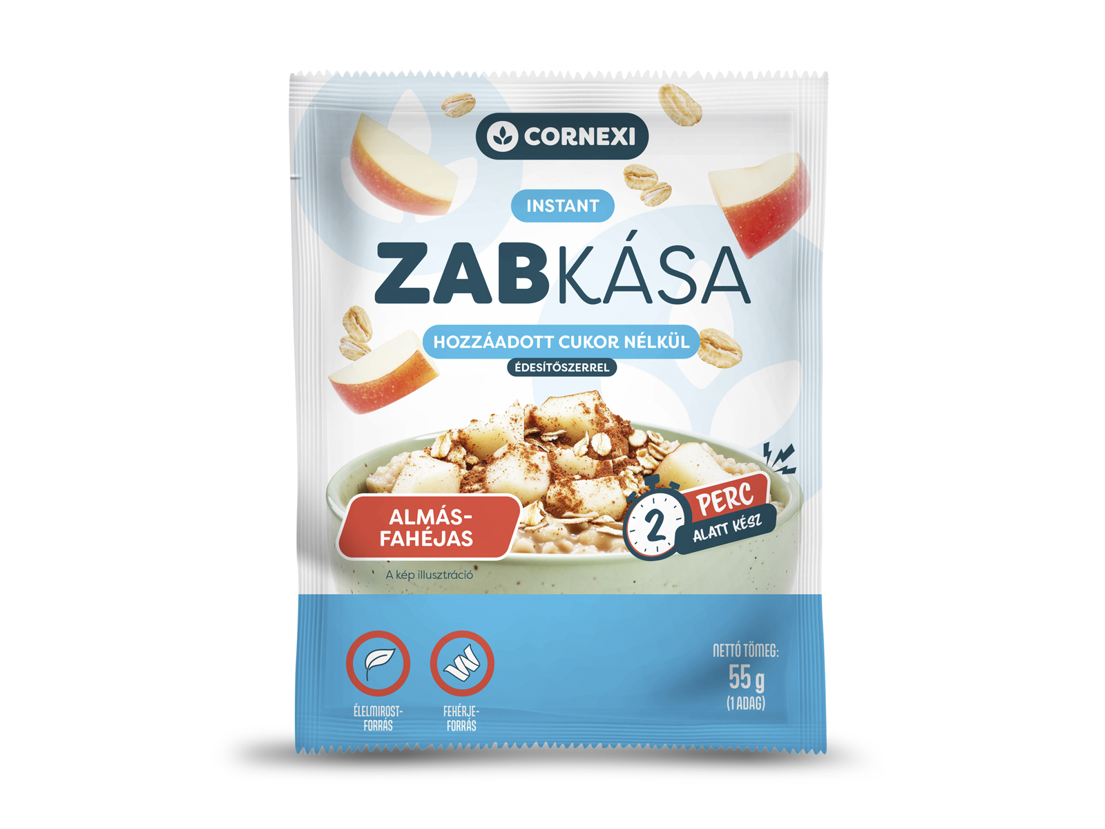 CORNEXI ALMÁS-FAHÉJAS ZABKÁSA, HCN 55G