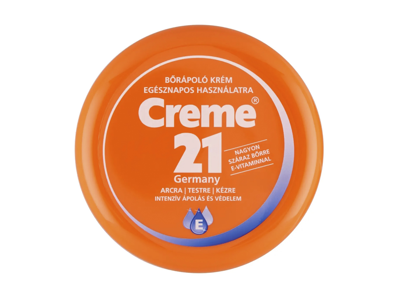 CREME 21 BŐRÁPOLÓ KRÉM EGÉSZNAPOS HASZNÁLATRA NAGYON SZÁRAZ BŐRRE, ARCRA, TESTRE, KÉZRE 150ML