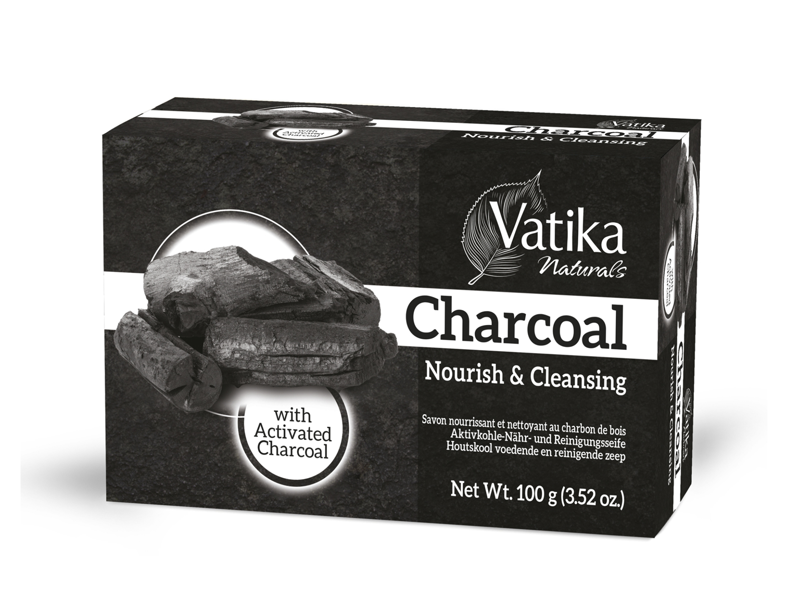 DABUR VATIKA NATURALS CHARCOAL (AKTÍV SZENES) SZAPPAN 100G