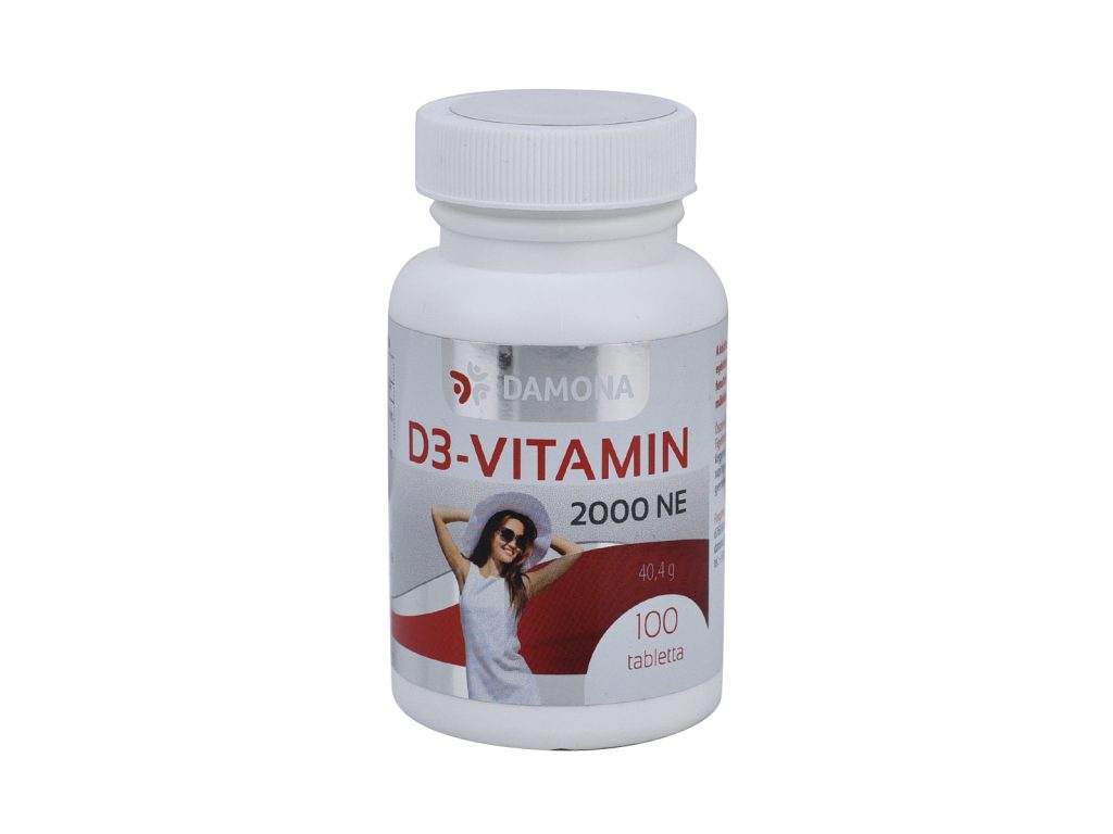 DAMONA D3-VITAMIN 2000NE TABLETTA 100DB