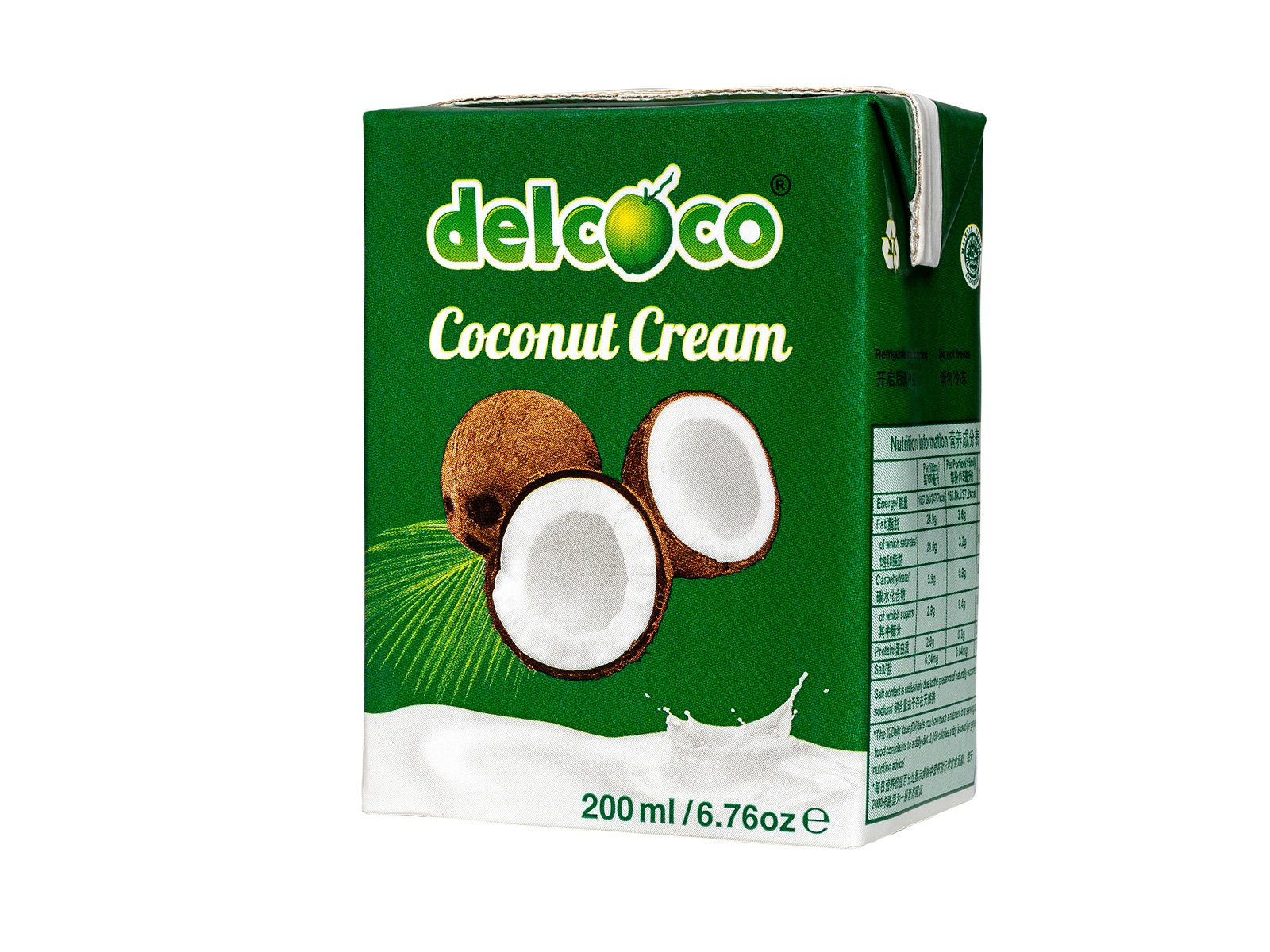 DELCOCO KÓKUSZTEJSZÍN 24% 200ML